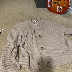 HM cardigan beige